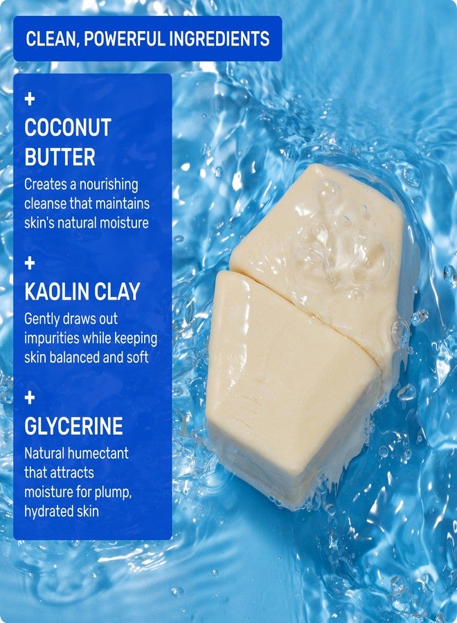 Ethique Hydrating - Solid Face Cleanser for All Skin Types - Plastic-Free, Vegan, Cruelty-Free, Eco-Friendly, 3.9 oz (Pack of 1: 2 bars) - Image 3